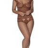 Caramel Kiss Cami & Split Crotch Boy Short Caramel L/Xl - Image 3
