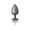 Cheeky Charms Heart Rainbow Large Gunmetal Butt Plug - Image 3