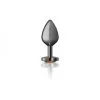 Cheeky Charms Heart Rainbow Medium Gunmetal Butt Plug - Image 3