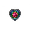 Cheeky Charms Heart Rainbow Medium Gunmetal Butt Plug - Image 4