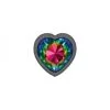 Cheeky Charms Heart Rainbow Medium Gunmetal Butt Plug - Image 4