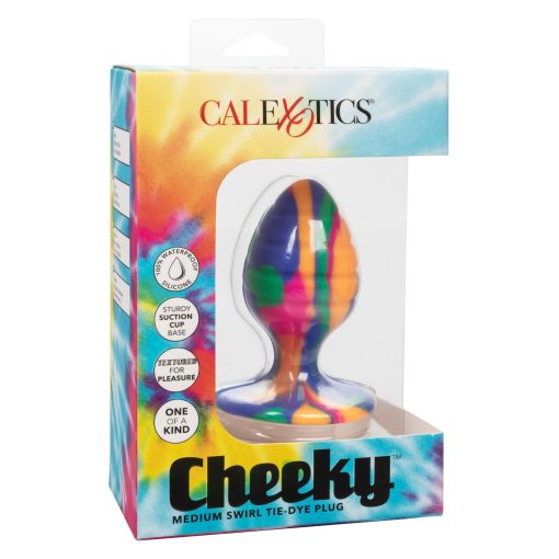 Cheeky Medium Swirl Tie Dye Plug - Image 3