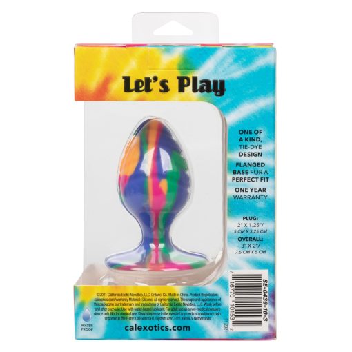 Cheeky Medium Swirl Tie Dye Plug - Image 4
