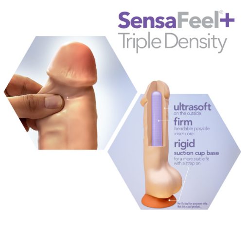 Dr Skin Plus 6In Poseable Dildo Vanilla - Image 3