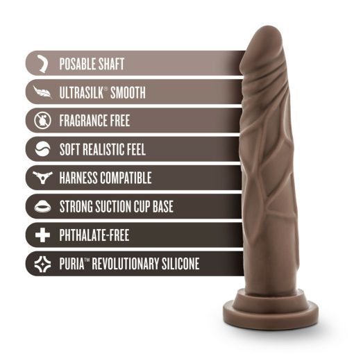 Dr Skin Silicone Dr Carter 7 In Chocolate - Image 4
