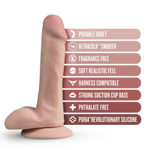 Dr Skin Silicone Dr Daniel 6In Dildo Vanilla - Image 4