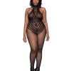 Fishnet Bodystocking Black Q/S - Image 3