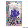 Foil Pack Vibrating Finger Teaser Purple 24Pk - Image 3
