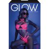 Glow Lights Off Bralette & Panty Neon Pink M/L - Image 3