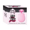 Hello Sexy! Petal To The Metal Rose Suction Vibe Pink Rechargeable Vibrators Main Image
