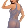 Lace Fantasy Mini Dress Blue Q/S Naughty Role Play 3