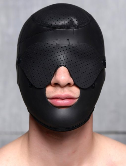 Master Series Scorpion Hood Blindfold & Face Mask Neoprene - Image 3