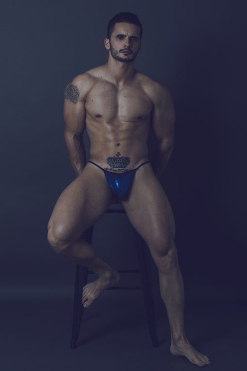 Mob Mirror G String Blue S/M - Image 3