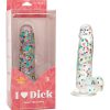 Naughty Bits I Love Dick Heart Filled Dong Large Dildos Main Image