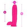 Neo 10In Dual Density Dildo Neon Pink - Image 3
