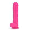 Neo 11In Dual Density Dildo Neon Pink - Image 3