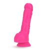 Neo 9In Dual Density Dildo Neon Pink - Image 3