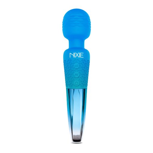 Nixie Wand Massager Blue Ombre Metallic - Image 3