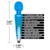 Nixie Wand Massager Blue Ombre Metallic - Image 4