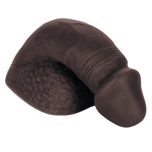 Packer Gear Black Packing Penis 4In Silicone Small & Medium Dildos 3