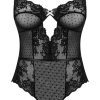 Passion Pointe Balconette Teddy Black 2Xl Teddies 3