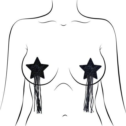 Pastease Star Tassel Black Sexy Costume Accessories 3