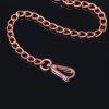 Pleasure Chain Leash Black & Rose Gold  3