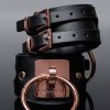 Pleasure Cuffs Black & Rose Gold - Image 4