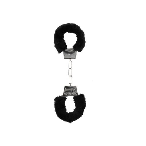 Pleasure Furry Hand Cuffs W/ Quick Release Button - Image 4