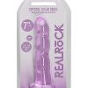 Realrock Non Realistic Dildo W Suction Cup 7In Purple Anal Dildos 3