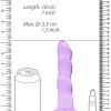 Realrock Non Realistic Dildo W Suction Cup 7In Purple - Image 3