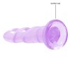 Realrock Non Realistic Dildo W Suction Cup 7In Purple - Image 4