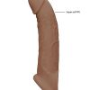 Realrock Penis Sleeve 9In Tan - Image 4