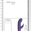 Royal Gems Dazzling Purple Rechargeable Silicone Bullet - Image 3