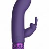 Royal Gems Dazzling Purple Rechargeable Silicone Bullet - Image 4