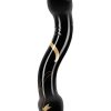 Secret Kisses 7.5In Double Ended Dildo Black & Gold Double Dongs 3