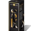 Secret Kisses 7In Double Ended Dildo Black & Gold Anal Dildos 3