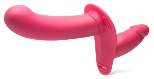 Strap U 28X Double Diva 1.5In Double Dildo W/ Harness Pink - Image 4