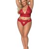 Sugar & Spice Bra & Panty Set Red 2Xl Bra Sets Main Image