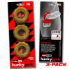 Super Huj 3Pk Cock Rings Bronze (Net)