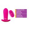 Viben Intrigue Panty Vibe W/ Pleasure Nubs Hot Pink Palm Size Massagers 3