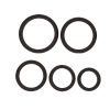 Cloud 9 Comfort Cock Rings W/FLAT Back 5-PK Pro Sensual Line - Image 4