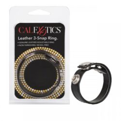 Black Leather Ring