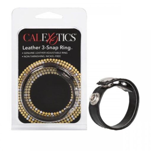 Black Leather Ring