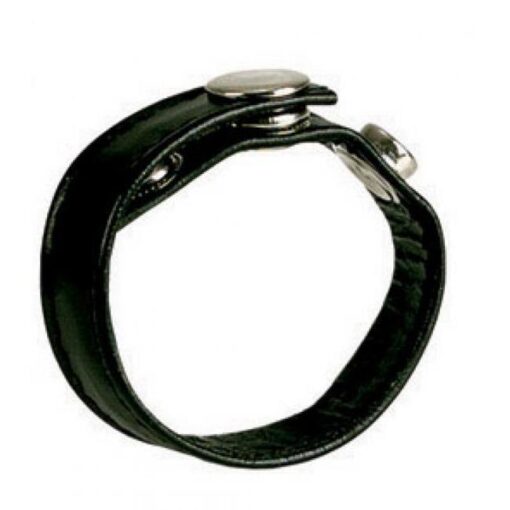Black Leather Ring - Image 2